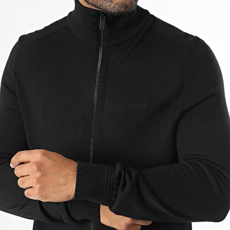 BOSS - Cardigan Zippé Avac 50501750 Noir