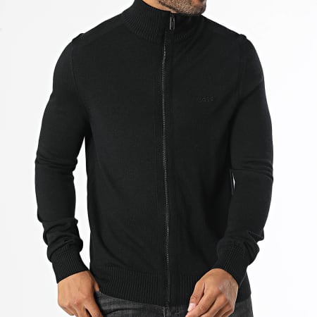 BOSS - Cardigan Zippé Avac 50501750 Noir