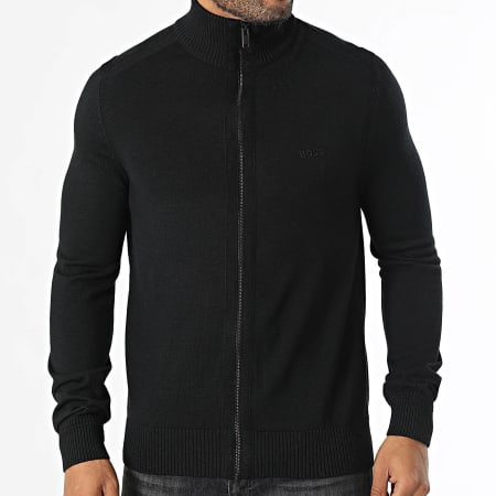 BOSS - Cardigan Zippé Avac 50501750 Noir