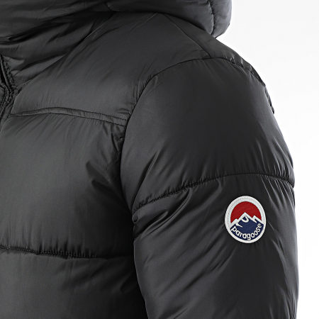 Classic Series - Doudoune Longue Capuche Diego Noir