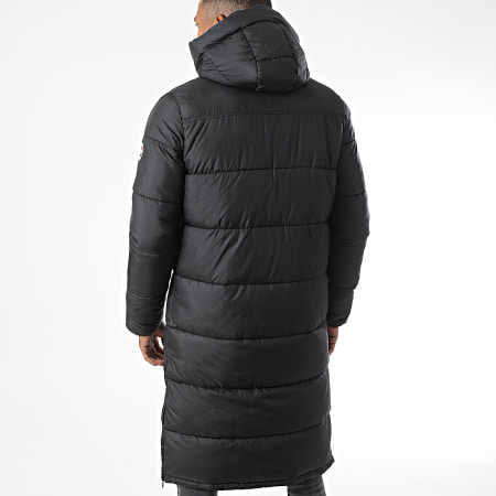 Classic Series - Doudoune Longue Capuche Diego Noir