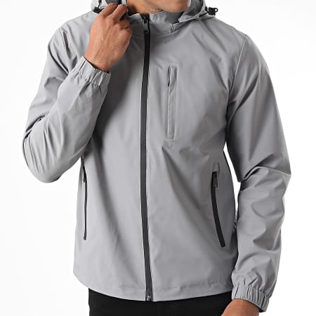 Frilivin - Veste Zippée Capuche Gris