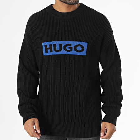 Hugo Blue - Pull Seylo 50524363 Noir