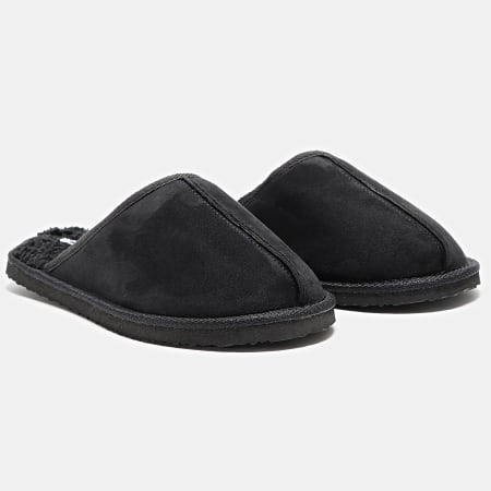 Jack And Jones - Chaussons Dudely Microfiber Slipper Noir