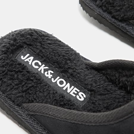 Jack And Jones - Chaussons Dudely Microfiber Slipper Noir