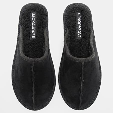 Jack And Jones - Chaussons Dudely Microfiber Slipper Noir