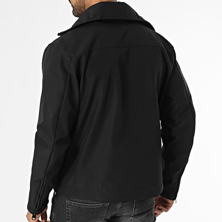 KZR - Chaqueta negra con cremallera