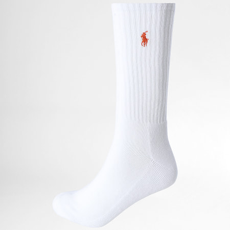 Polo Ralph Lauren - Lot De 6 Paires De Chaussettes Original Player Blanc