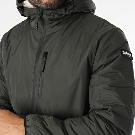 Schott NYC - Bladen Hooded Jacket Khaki Green