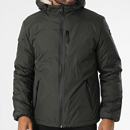 Schott NYC - Bladen Hooded Jacket Khaki Green