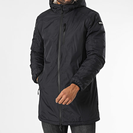 Schott NYC Veste Capuche Zippée Bladen Noir
