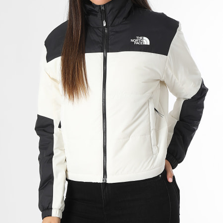 The North Face Gosei Women's Puffer A879X White Black Ryses