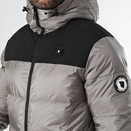 Comme Des Loups - Doudoune Chauffante Capuche Stuttgart Gris