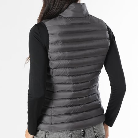 Comme Des Loups - Doudoune Sans Manches Chauffante Femme Paris Gris Anthracite