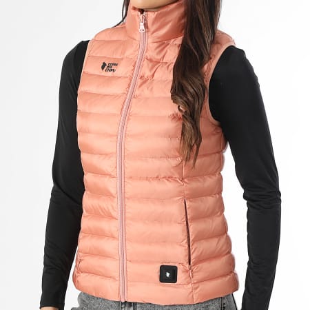 Comme Des Loups - Doudoune Sans Manches Chauffante Femme Paris Rose