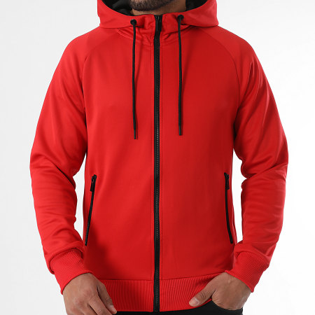LBO Sweat Zippé Capuche 0253 Rouge