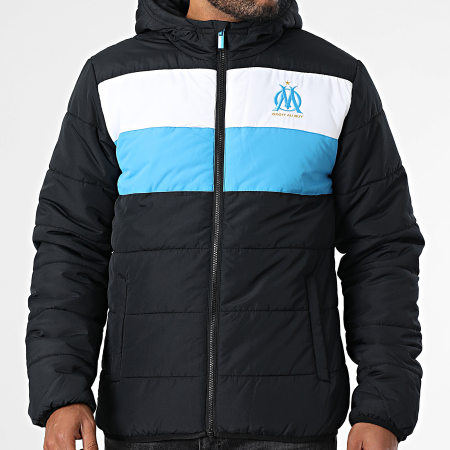 OM Doudoune Capuche OM Fan M24017 Noir LaBoutiqueOfficielle