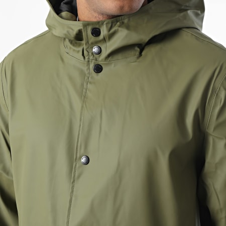 Only And Sons - Veste Capuche Longue Luca Vert Kaki