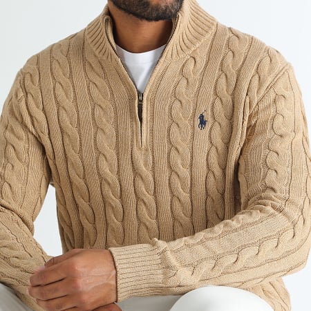 Pull col montant zippé ralph lauren online