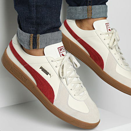 Sneakers Army Trainer 386607 Warm White Intense Red