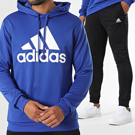 Tuta adidas blu e nera on sale