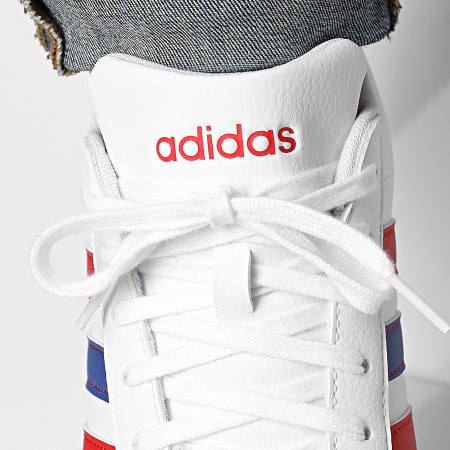 Adidas Sportswear - Baskets Grand Court 2.0 IG9224 Footwear White Semi Lucid Blue Better Scarlet