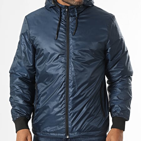 Blend - Veste Zippée Capuche 20717228 Bleu Marine