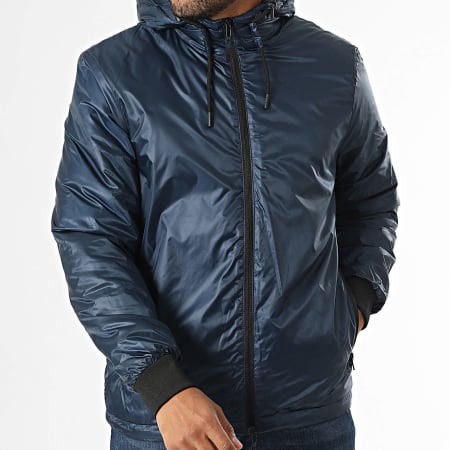 Blend - Veste Zippée Capuche 20717228 Bleu Marine