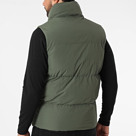 Classic Series - Chaqueta sin mangas con capucha verde caqui