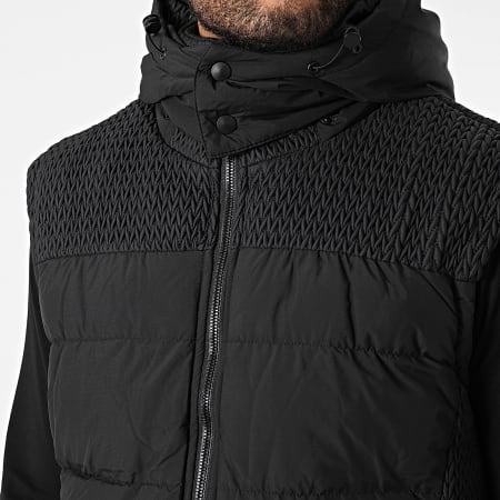 Classic Series - Chaqueta sin mangas con capucha Negro
