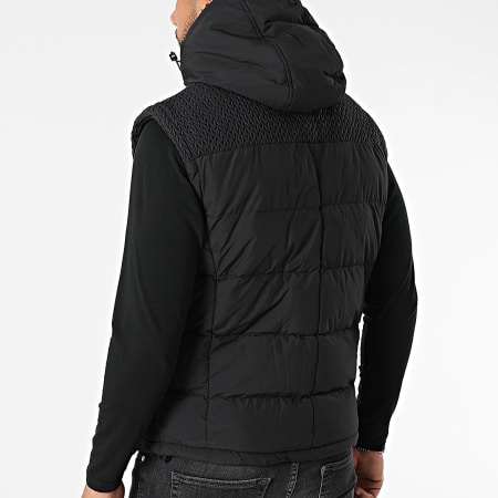 Classic Series - Chaqueta sin mangas con capucha Negro