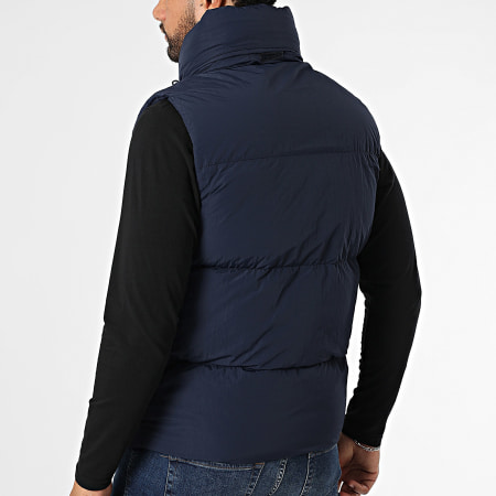 Classic Series - Chaqueta azul marino sin mangas y con capucha
