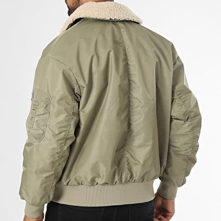 Blouson Veste Jack And Jones Kaki Jack Jones Veste Matelassée