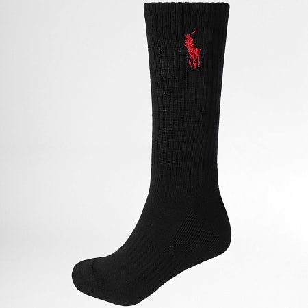 Polo Ralph Lauren - Lot De 3 Paires De Chaussettes Big Player Noir