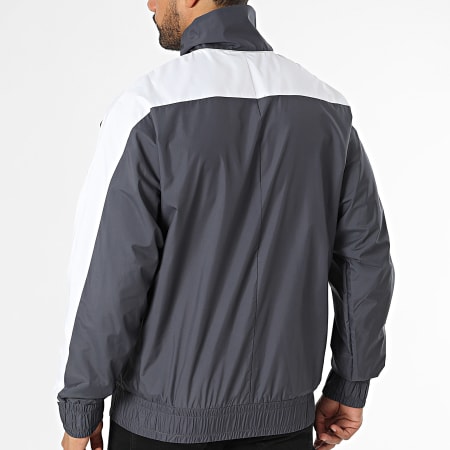 Puma - Veste Zippée A Bandes BMW Motorsport Archive 628096 Gris Anthracite Blanc