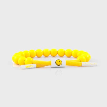 Rastaclat - Smiley World Gele Armband