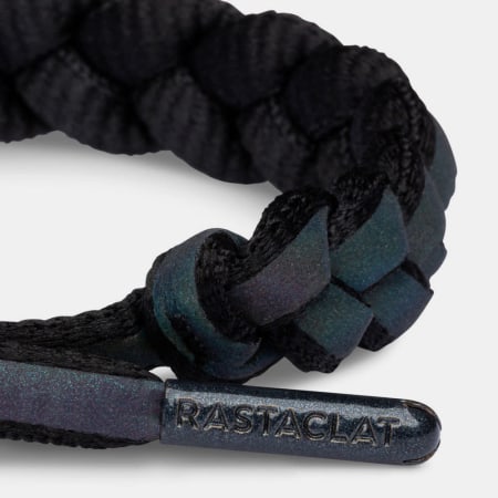 Rastaclat - Bracelet Void Med Noir Reflechissant Iridescent