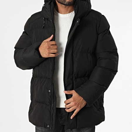 Superdry - 5 Baffle Chaqueta deportiva con capucha M5011901A Negro