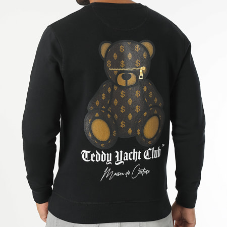 Teddy Yacht Club - Maison De Couture Edición Limitada Sudadera Cuello Redondo Negro