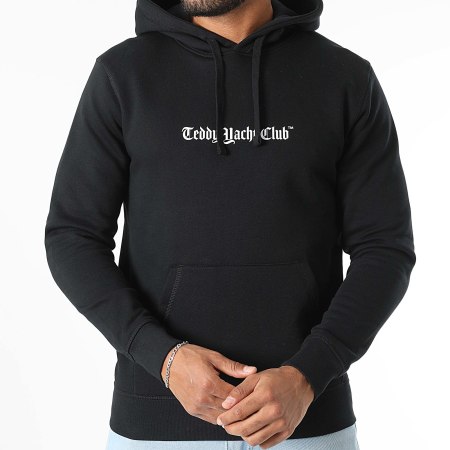 Teddy Yacht Club - Sweat Capuche Art Series Dripping Blue Noir