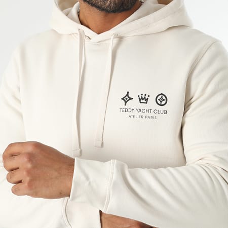 Teddy Yacht Club - Sweat Capuche Atelier Paris Colors Beige