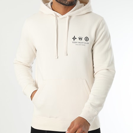 Teddy Yacht Club - Sweat Capuche Atelier Paris Colors Beige