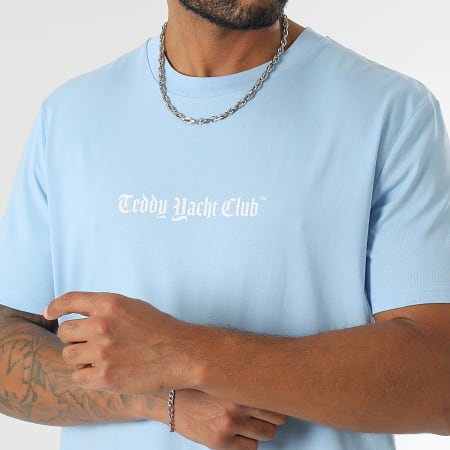 Teddy Yacht Club - Tee Shirt Oversize Art Series Blue Back Bleu Clair