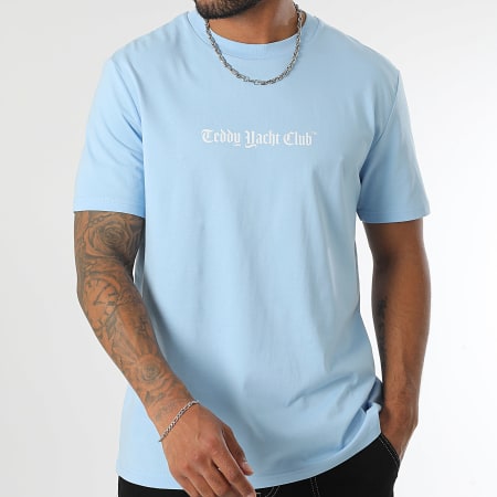 Teddy Yacht Club - Tee Shirt Oversize Art Series Blue Back Bleu Clair