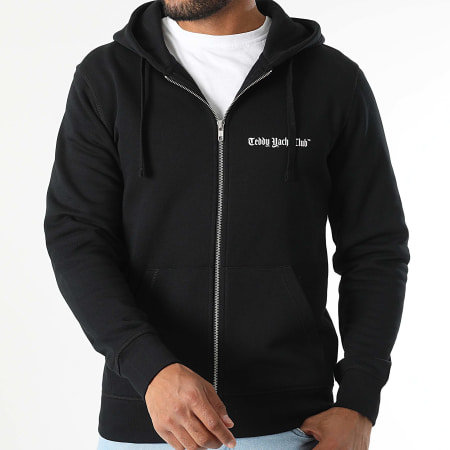 Teddy Yacht Club - Sweat Zippé Capuche Art Series Noir