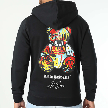 Teddy Yacht Club - Sweat Zippé Capuche Art Series Noir