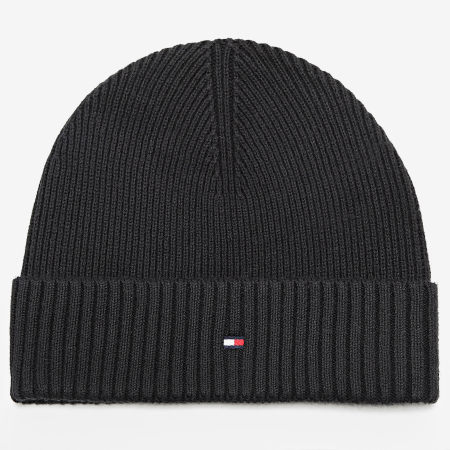 Tommy Hilfiger - Lot Echarpe Et Bonnet Flag Pima Cotton 2937 Noir