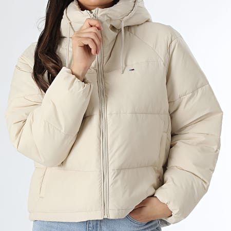 Tommy Jeans - Doudoune Capuche Femme Puffer Ext 8841 Beige