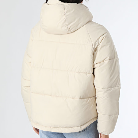 Tommy Jeans - Doudoune Capuche Femme Puffer Ext 8841 Beige