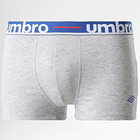 Umbro - Set van 4 Klasse Boxers Zwart Koningsblauw Wit Heide Grijs